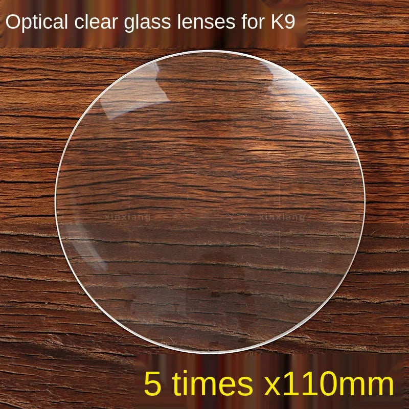 110mm K9 Optical Glass Biconvex Lens – DIY Projector & Science