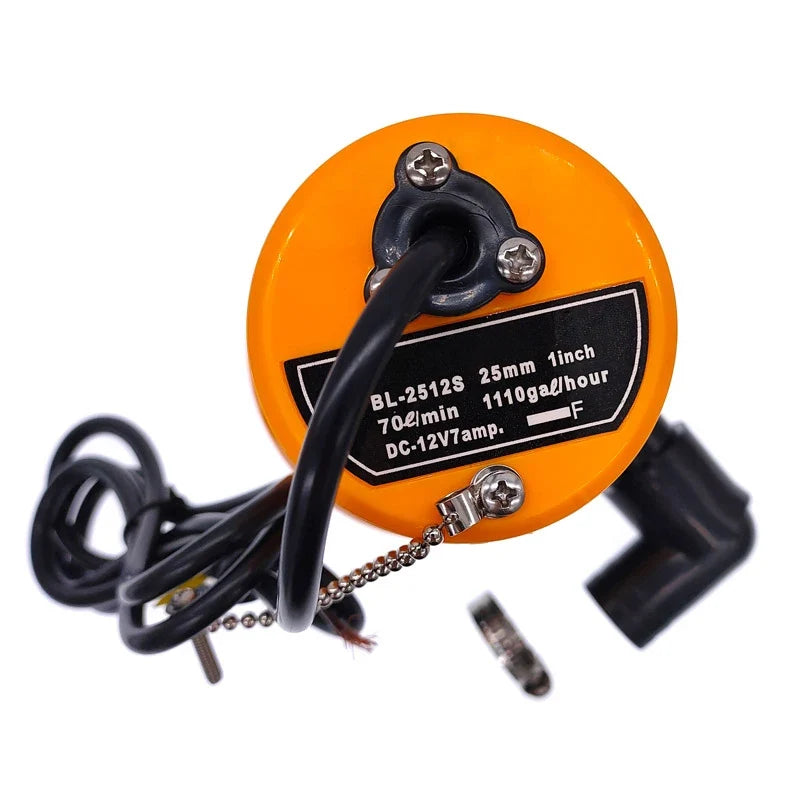 12V Submersible Bilge Pump – Mini DC Water Circulation Pump