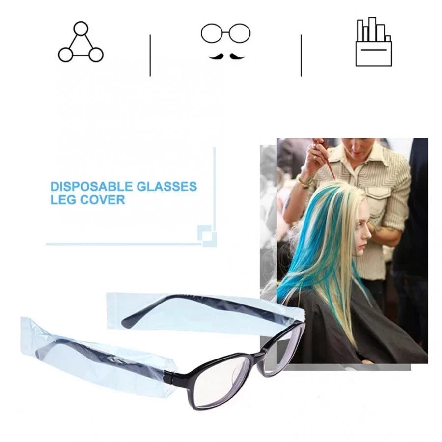 Disposable Glasses Leg Covers 200pc | Hair Coloring Protector