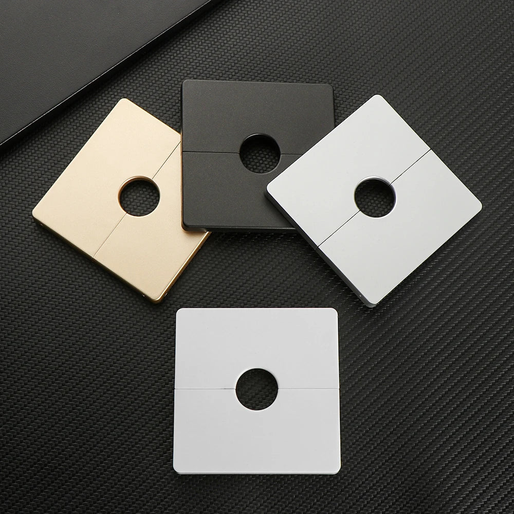 86Type ABS Wall Wire Hole Cover Air-conditioning Dust Pipe Plug