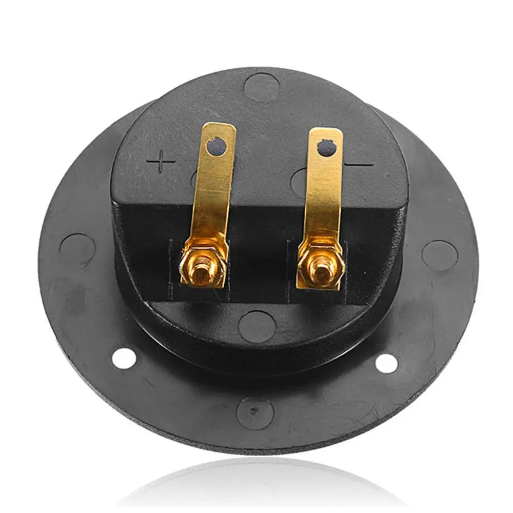 Professional Speaker Box Rear Back Panel Wiring Terminal Plug Round