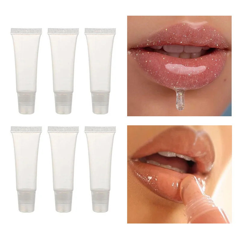 Refillable Lip Gloss Tubes with Syringe | 10ml DIY Cosmetic