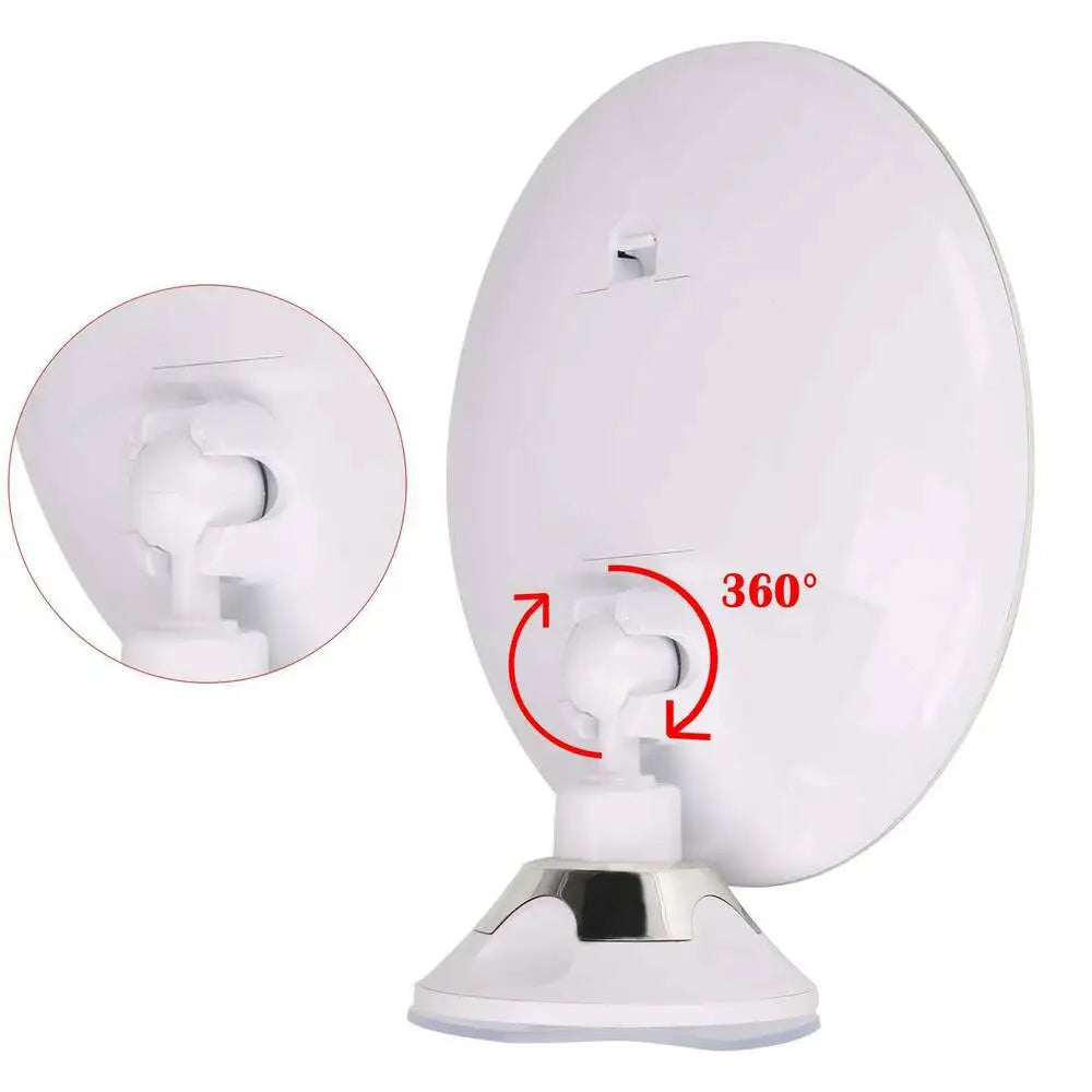 LED Lighted Makeup Mirror – 10x Magnifying & Double-Sided