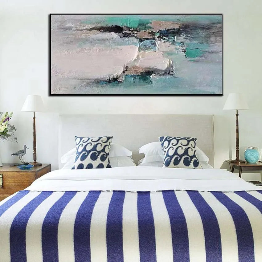 Handmade Abstract Oil Painting on Canvas | Modern Wall Art