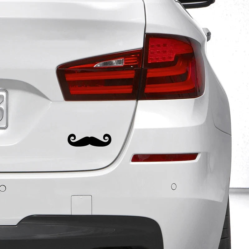 Gentleman's Beard Vinyl Decal – Car, Wall & Window Sticker