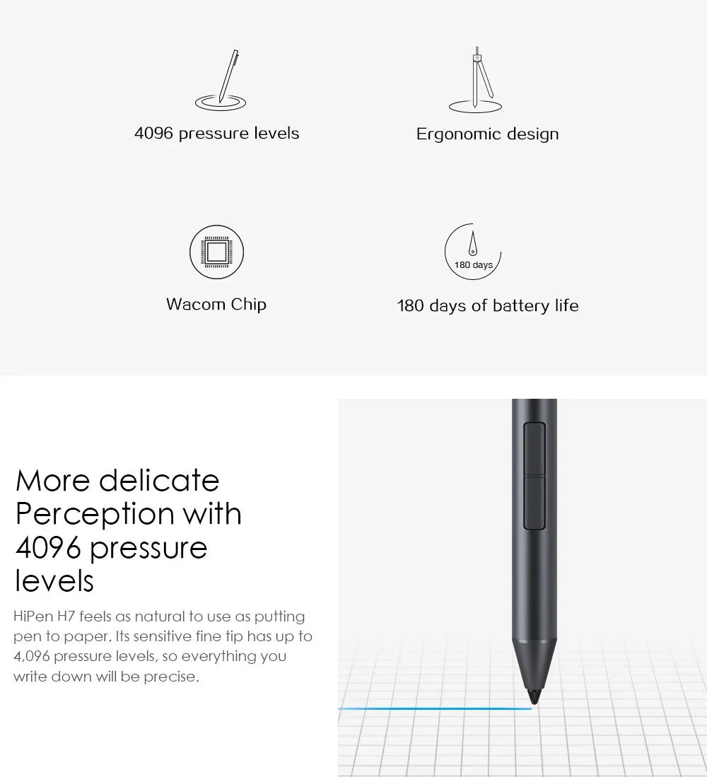 CHUWI HiPen H7 / H3 Stylus Pen for Tablets & Laptops