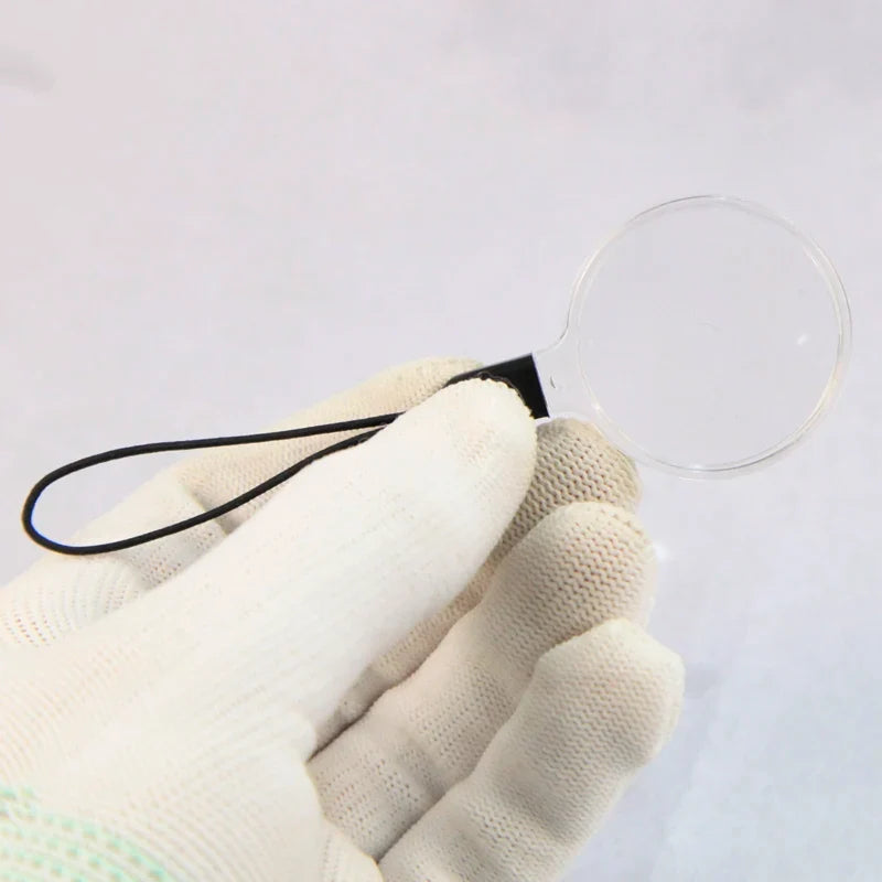 2-Pack Portable Lanyard Magnifying Glass – 2.5X Pocket Magnifier