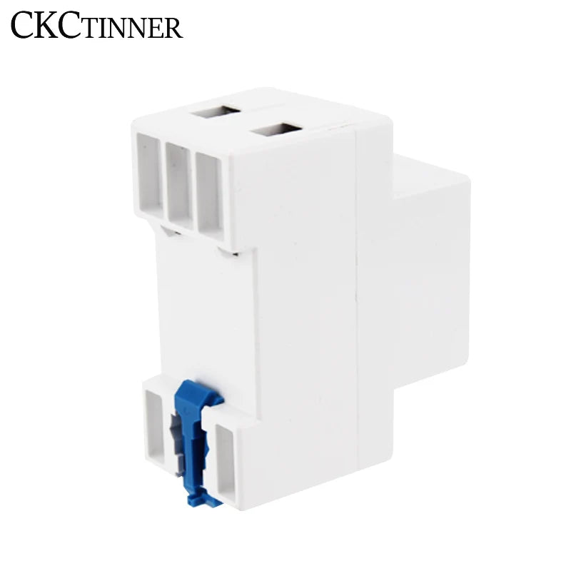 DIN Rail Single Phase LCD Energy Meter 220V 80A kWh Wattmeter