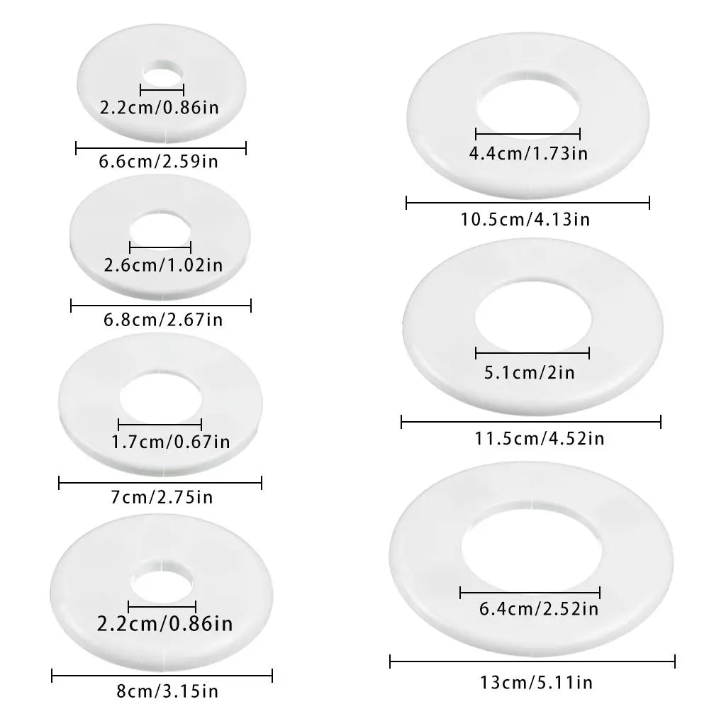 86Type ABS Wall Wire Hole Cover Air-conditioning Dust Pipe Plug