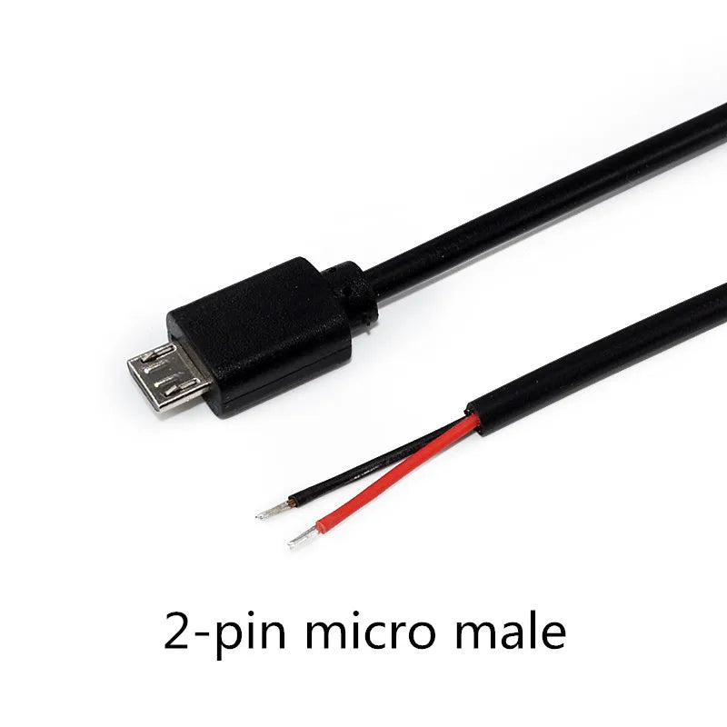 Micro USB 2 0 Female Jack Android Interface 4 Core Male Power Data