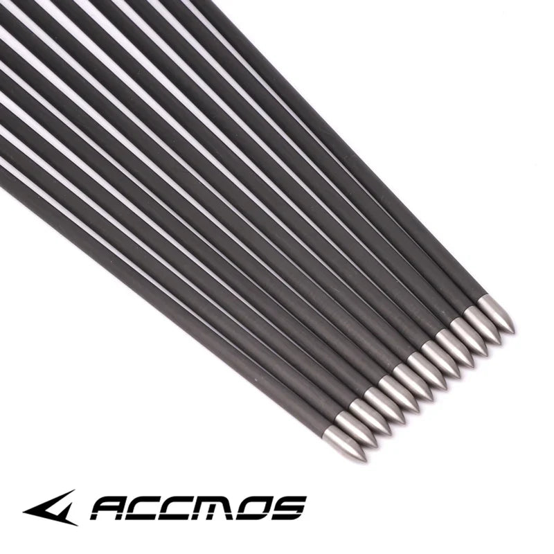 6 12ps ID Pure Carbon Arrow Spine 400 500 600 700 800 900 1000Archery
