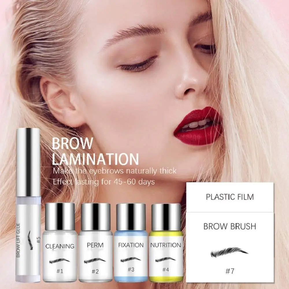 Keratin Brow Lamination Kit – Semi-Permanent Lift & Perm Set