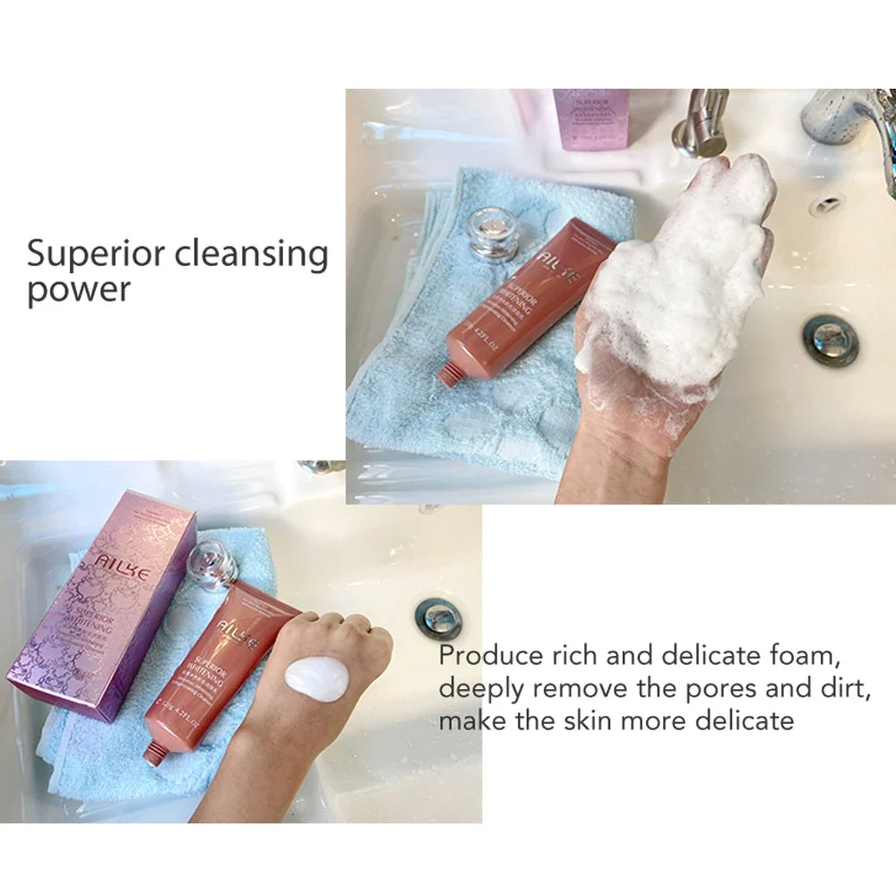 AILKE Rose Facial Cleanser – Brightening, Pore Cleansing, Oil Control
