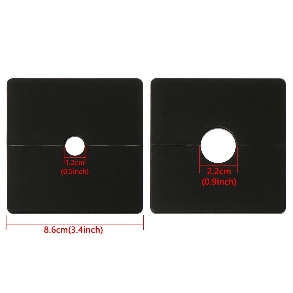 86Type ABS Wall Wire Hole Cover Air-conditioning Dust Pipe Plug