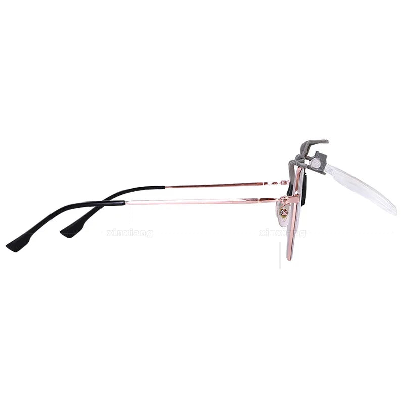 2x Clip-On Flip-Up Magnifying Glasses – Eyeglass Loupe