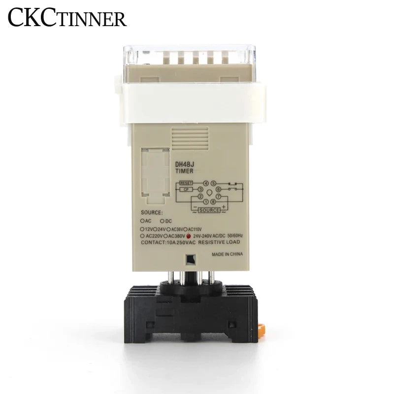 DH48J-8 Preset Digital Counter LCD Relay 1–999900 | CKCTINNER