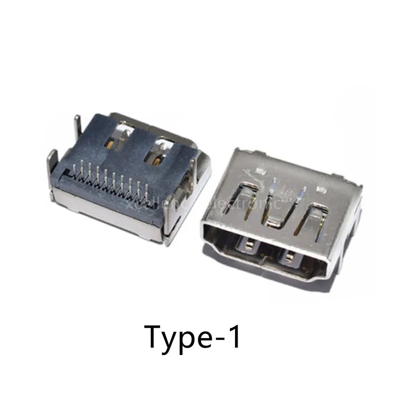HDMI HD Interface Connector SMD 19 Pin 19P Vertical Right Angle
