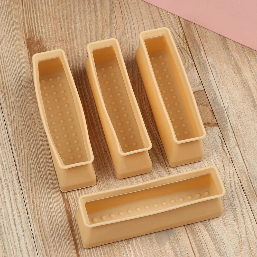 Silicone Rectangular Feet Cover Furniture Floor Protector Pad Anti