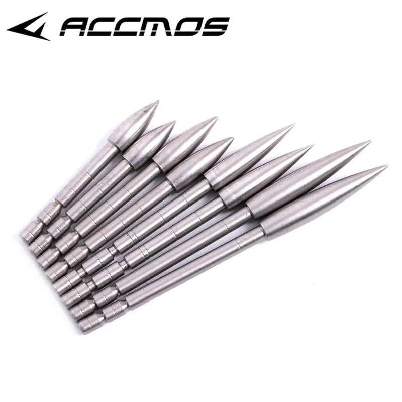 12 Stainless Steel Bullet Point Tip DIY 100 120 150 200 Grain ID