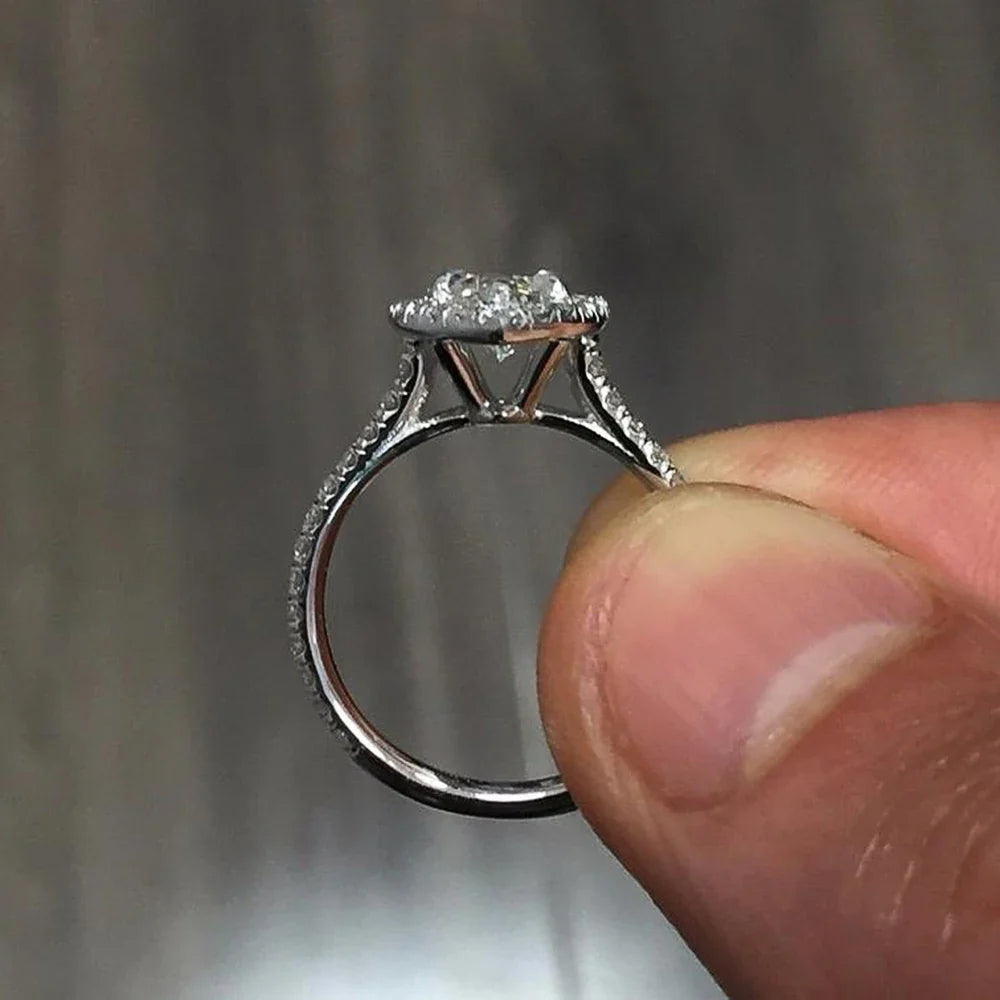 Huitan Marquise CZ Ring – Cubic Zirconia Women's Ring