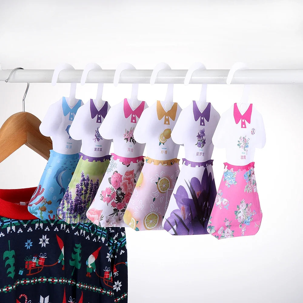 Natural Fragrances Hanging Spices Bag Wardrobe Deodorizing Paper