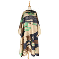 Camouflage Barber Cape – Waterproof Hair Cutting Salon Gown