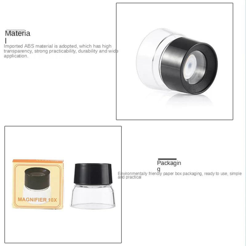 10X Jewelry Loupe Magnifier – Handheld Magnifying Glass