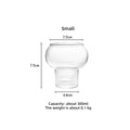 KEMORELA Nordic Ball Glass Cup – Cocktail, Dessert & Coffee Mug