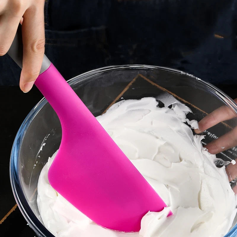 Silicone Butter Cake Spatula & Batter Scraper | Baking Tool