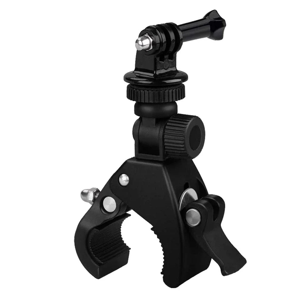 Bike & Motorcycle Handlebar Camera Mount – 360° Clip
