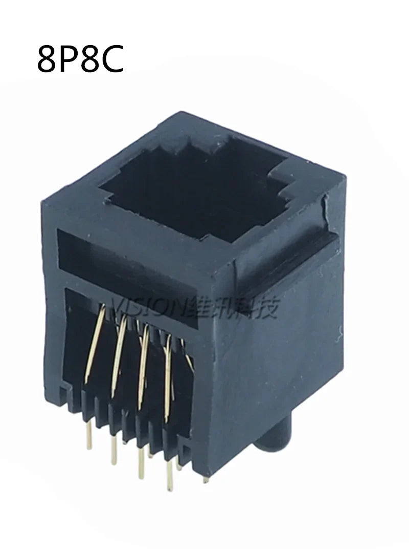 10pcs RJ11 Female Socket Connectors 4P4C 6P6C 8P8C PCB Mount