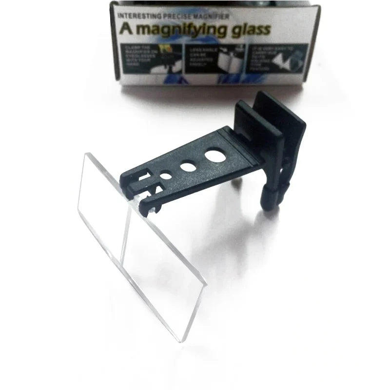 Clip-On Eyeglass Magnifier – 3 Lenses 1.5X 2.5X 3.5X