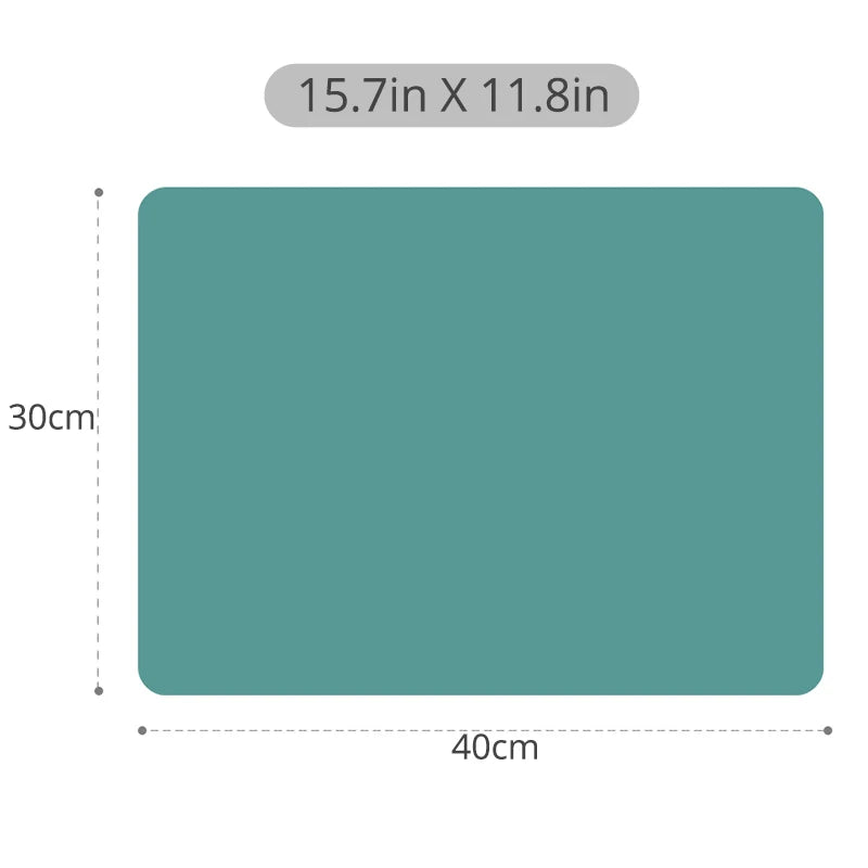 Silicone Waterproof Placemat Table Mat Heat Insulation Anti-skidding