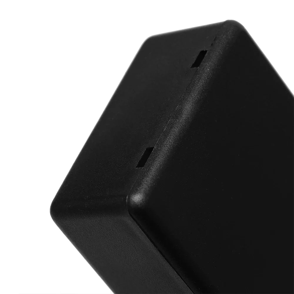 Waterproof ABS Plastic Project Box | Black Electronic Enclosure