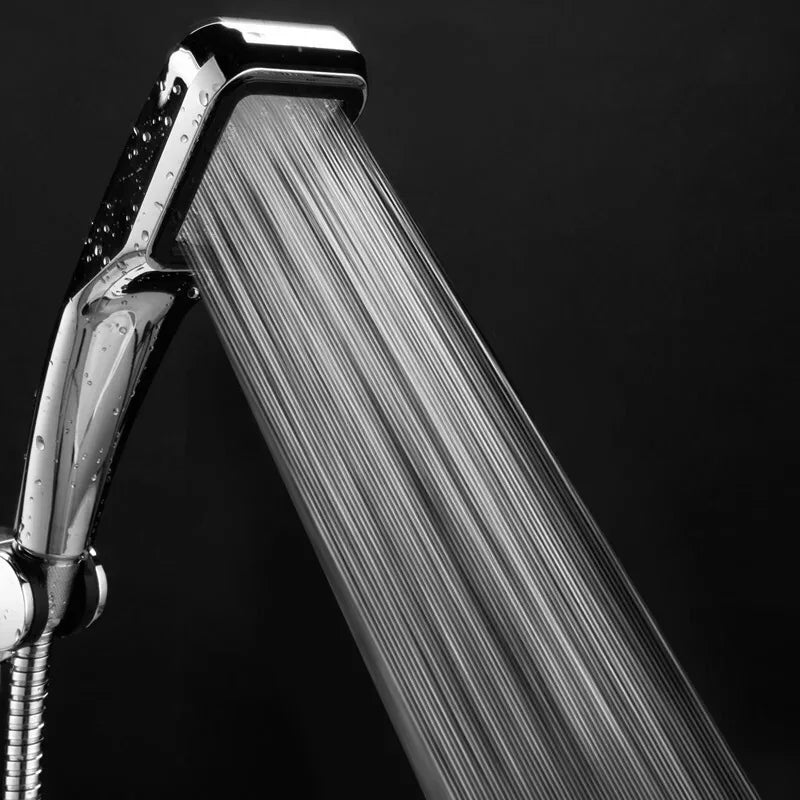 300-Hole Square Shower Head – High Pressure & Water Saving