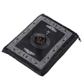 Portable Muslim Travel Prayer Mat with Compass & Booklet