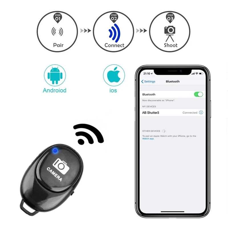 VeFly Smartphone Tripod with Bluetooth Remote | 100cm Aluminum