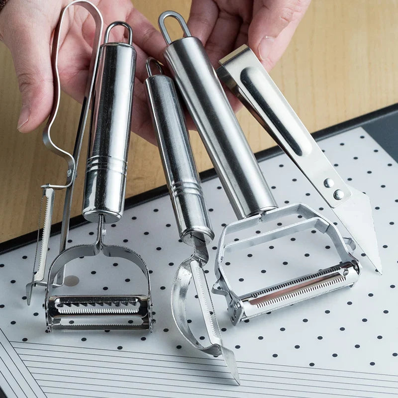 KEMORELA Stainless Steel Vegetable Peeler & Julienne Grater