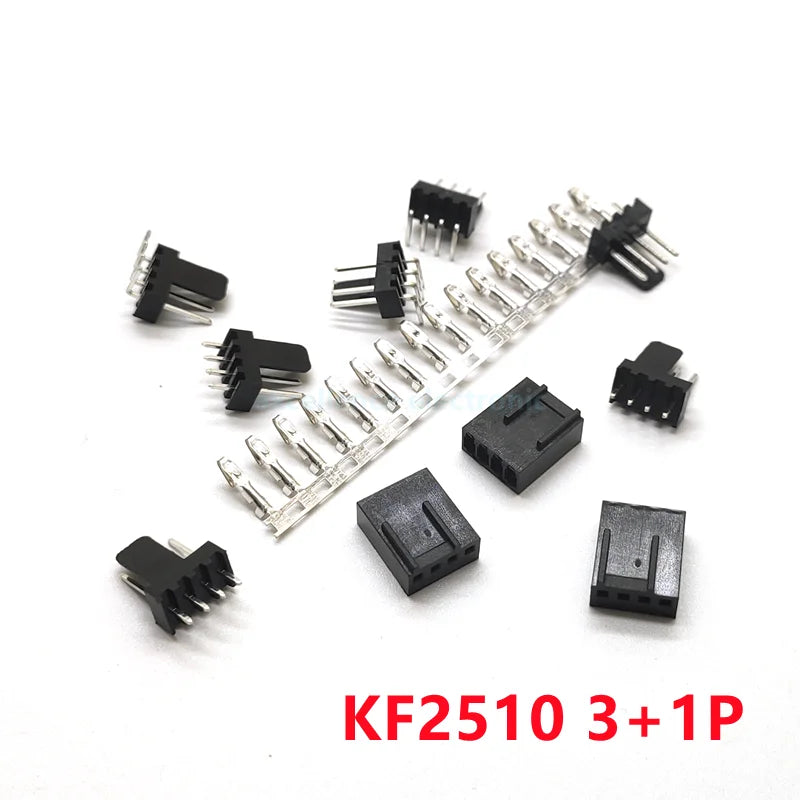 Lot 2510 KF2510 3+1P KF2510-4AW Male Female Housing Connector