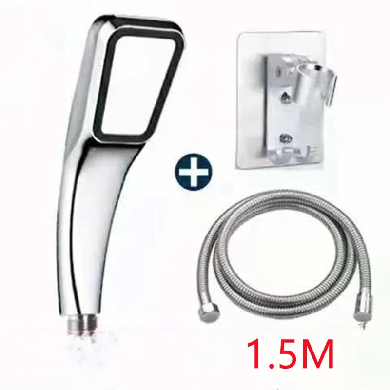 300-Hole Square Shower Head – High Pressure & Water Saving