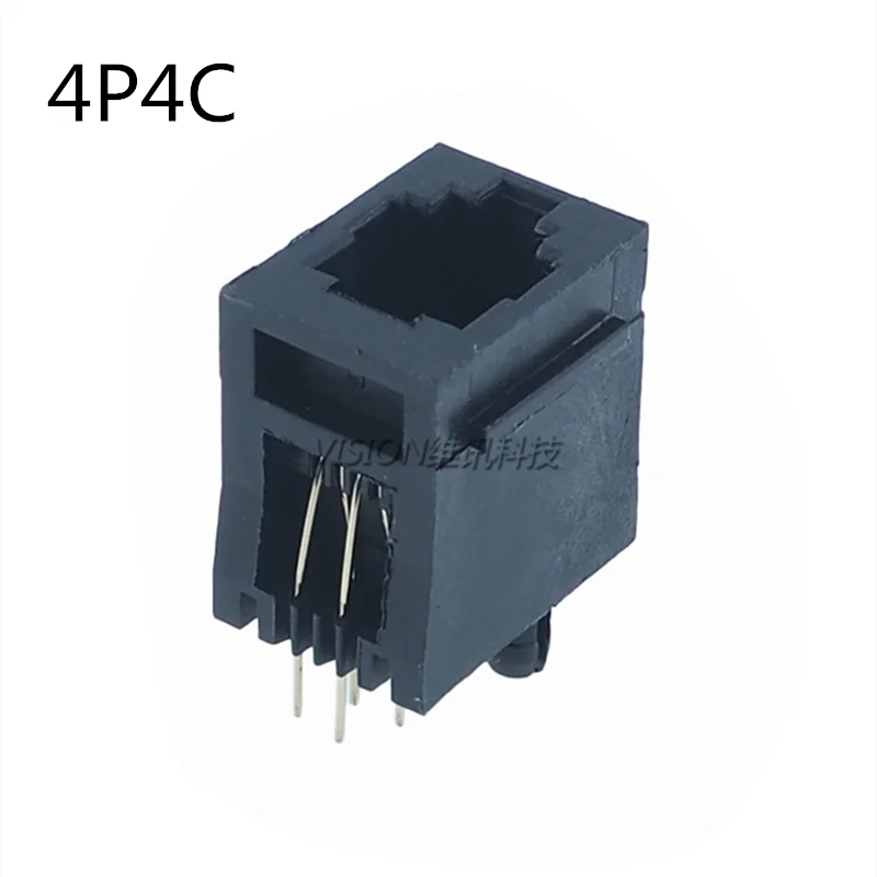 10pcs RJ11 Female Socket Connectors 4P4C 6P6C 8P8C PCB Mount