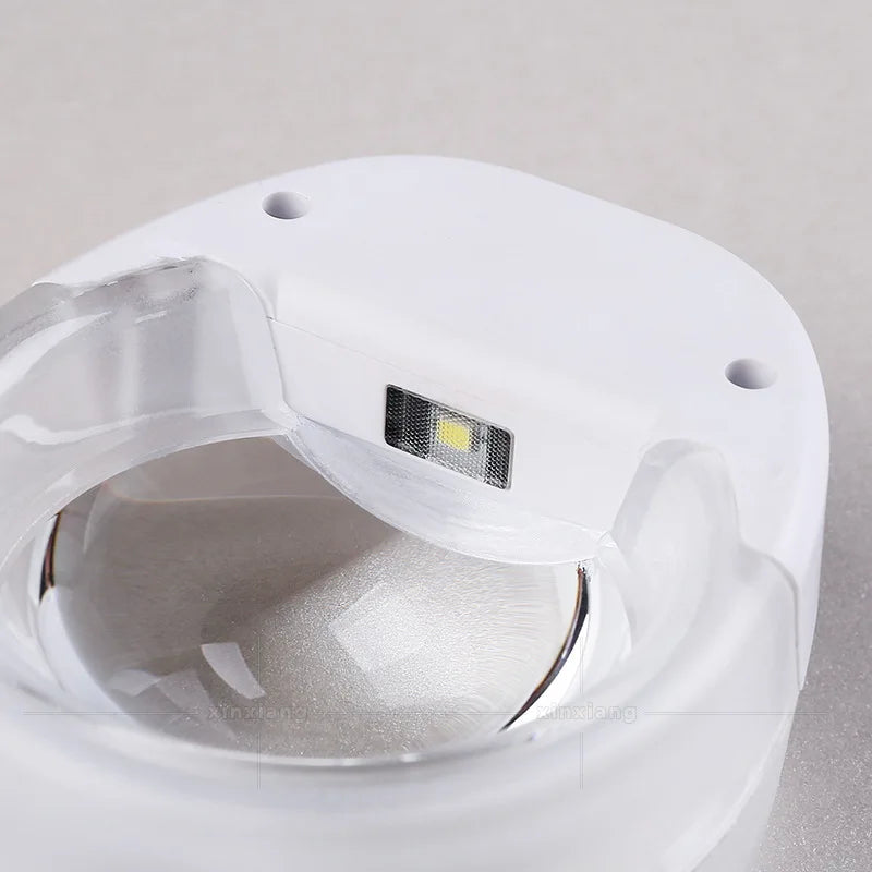 10X LED Handheld Magnifying Glass – USB Rechargeable Loupe