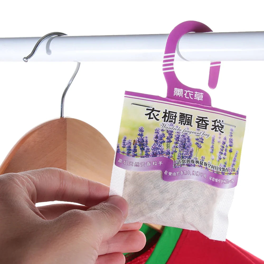 Natural Fragrances Hanging Spices Bag Wardrobe Deodorizing Paper