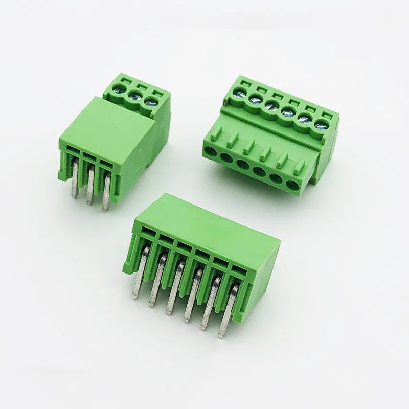 5sets 15EDG Pitch Screw Wiring Plug-in Terminal Plug Welding Plate