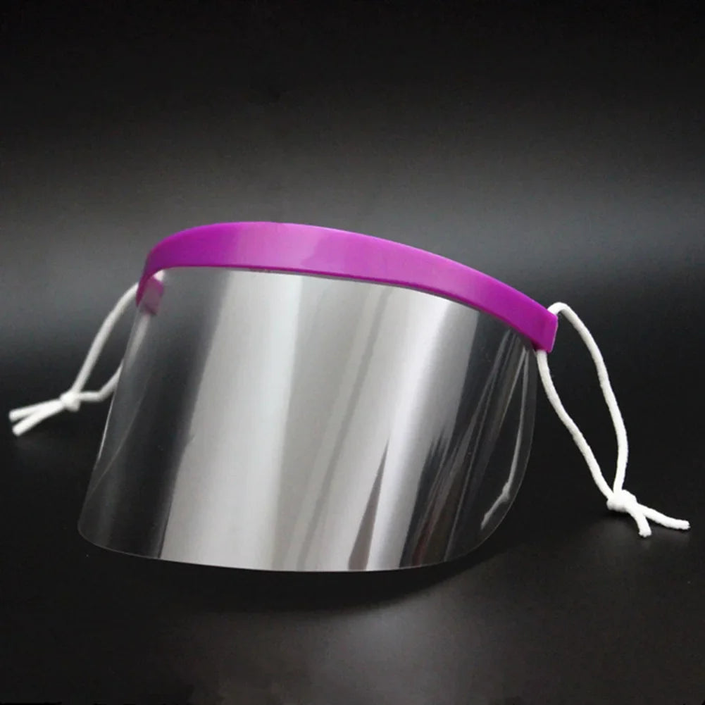 50-Pack Disposable Face Shields for Hair Cutting & Salon
