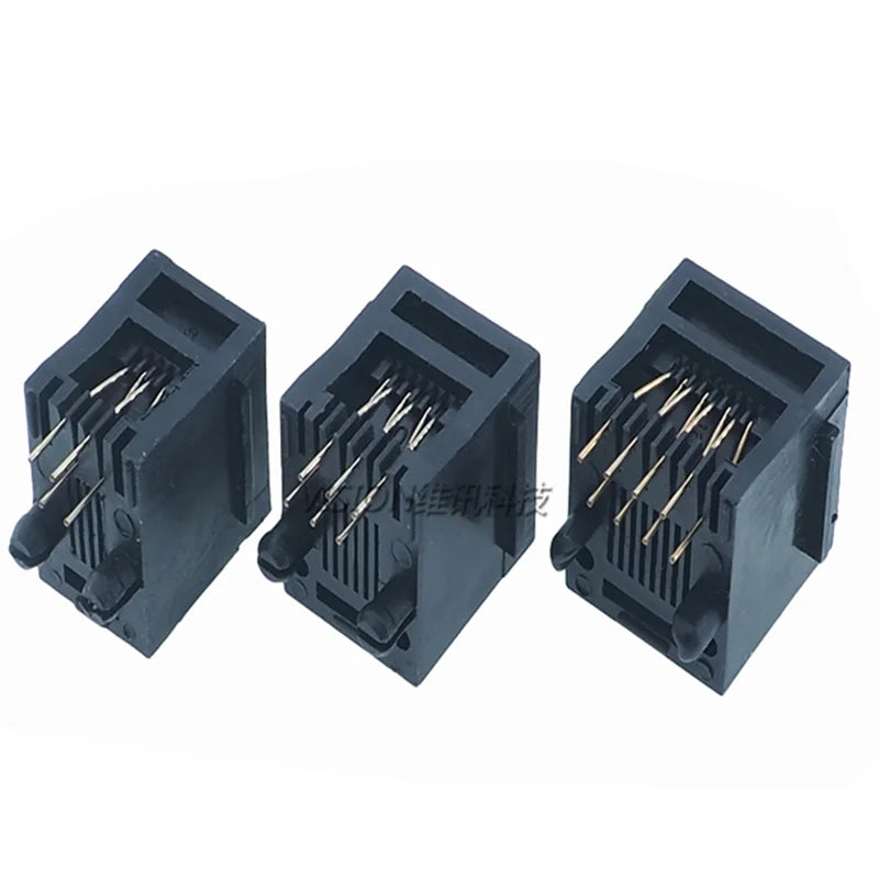 10pcs RJ11 Female Socket Connectors 4P4C 6P6C 8P8C PCB Mount