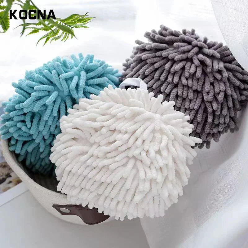Chenille Microfiber Hand Towel – Fast Drying & Super Absorbent