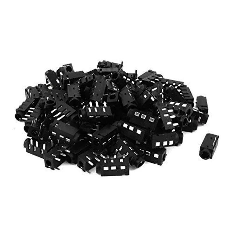 PCB Mount Female 4 Pole DIP Audio Jack Connector PJ320A