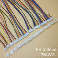 20 Sets PH JST 2 3 4 5 6 7 8 9 10 12P Pin Female Wire Straight Plug L