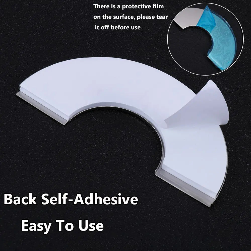 Stainless Steel Water Pipe Wall Covers Self-adhesive Shower Faucet
